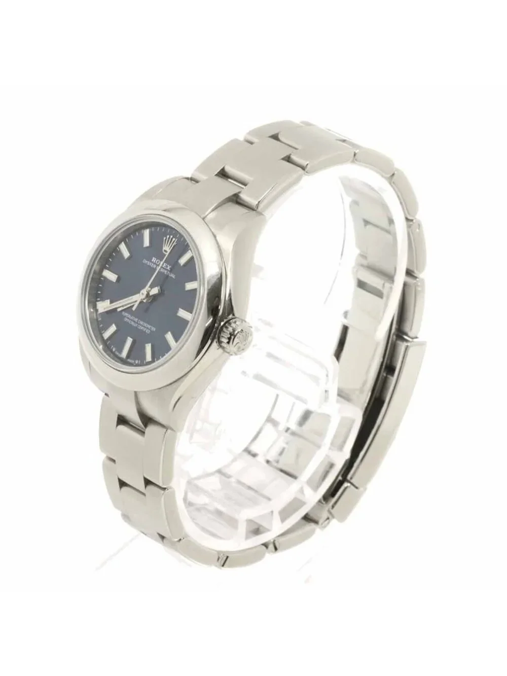 Rolex Oyster Perpetual Roulette Watch Blue Automatic Winding